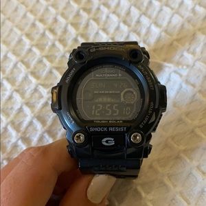 Men’s black GSHOCK casino multi band 6 waterproof